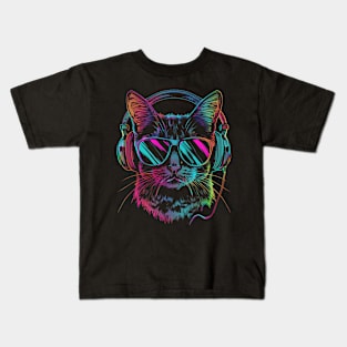 Marvel at the Cat Rainbow Kids T-Shirt